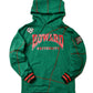 FTP Howard University 92 Frankenstein Stitched Hoodie Kelly Green / Red Frankenstein Hoodie white background product image