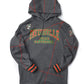 FTP Fayetteville State University Original 92 Frankenstein Stitched Hoodie Charcoal Grey / Red Frankenstein Hoodie white background product image