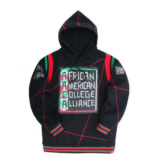 30th Anniversary FTP AACA Frankenstein Stitched Hoodie Black/Red Frankenstein Hoodie white background product image