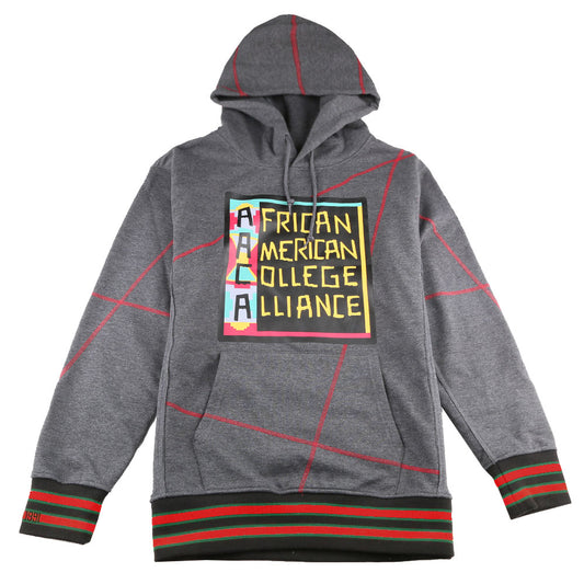 FTP AACA Original 92 Frankenstein Stitched Hoodie Charcoal Red Frankenstein Hoodie white background product image