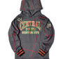 FTP Central State University 92 Frankenstein Stitched Hoodie Charcoal Grey/Red Frankenstein Hoodie white background product image