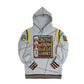30th Anniversary AACA Frankenstein Stitched Hoodie MDH.Grey / Black Frankenstein Hoodie white background product image