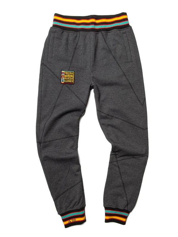 AACA Original 92 Frankenstein Stitched Sweatpants Charcoal/Black Frankenstein Sweatpants white background product image