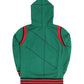 30th Anniversary FTP Malcolm X Frankenstein Stitched Hoodie KellyGreen / Black Malcolm X College Frankenstein Hoodie alternate product image