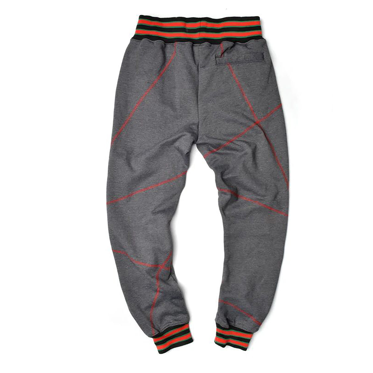 FTP Original 92 Frankenstein Stitched Sweatpants Charcoal Grey/Red Central State University Frankenstein Sweatpants alternate product image