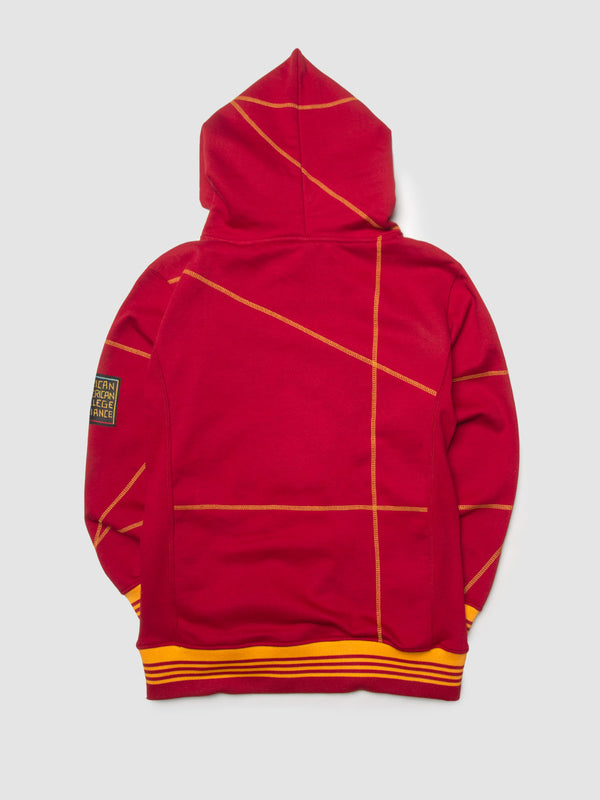 Tuskegee University 93 Frankenstein Hoodie Red/Gold Frankenstein Hoodie alternate product image