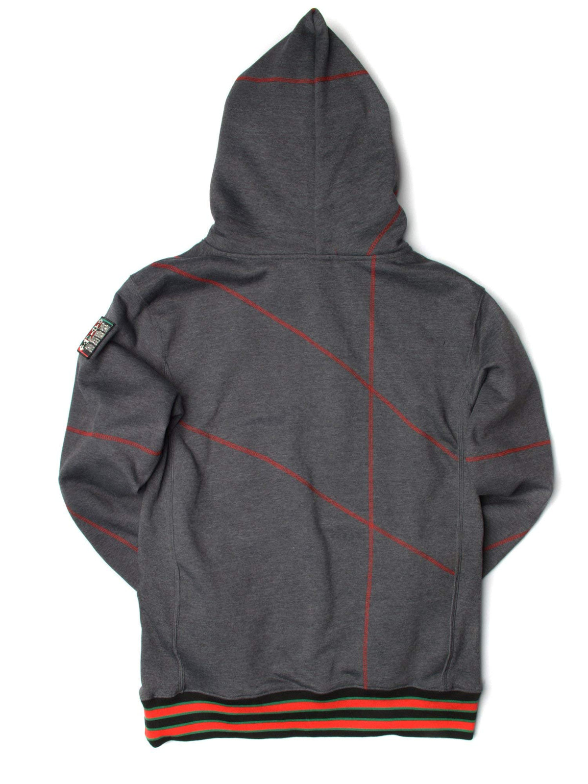 FTP Central State University 92 Frankenstein Stitched Hoodie Charcoal Grey/Red Frankenstein Hoodie alternate product image