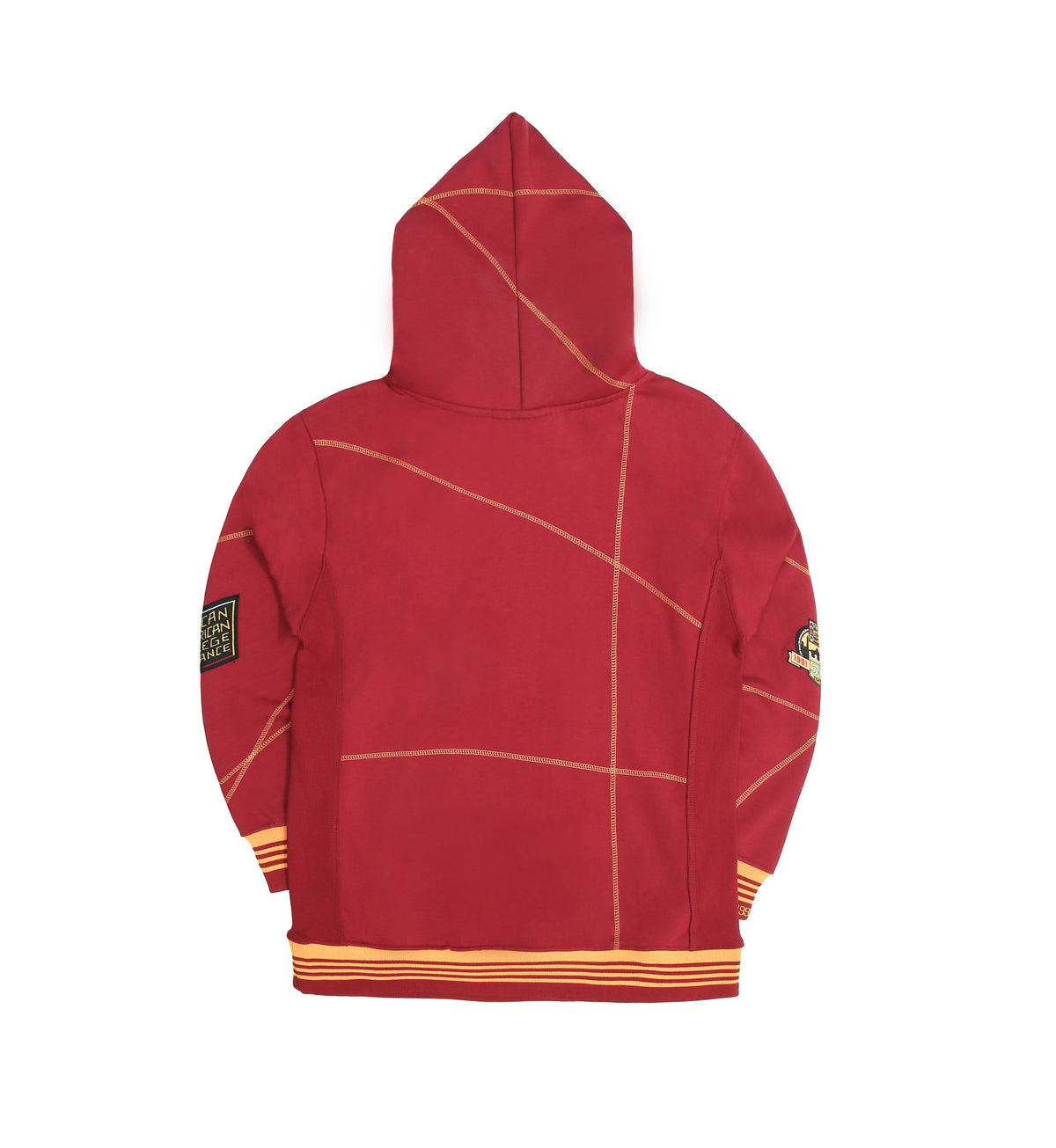 UDC FireBirds 93 Frankenstein Hoodie Red/Gold University of the District of Columbia Frankenstein Hoodie alternate product image