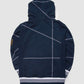 Jackson State 93 Frankenstein Hoodie Navy/White Jackson State University Frankenstein Hoodie alternate product image