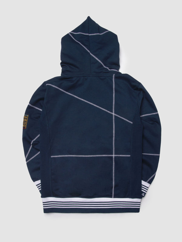 Jackson State 93 Frankenstein Hoodie Navy/White Jackson State University Frankenstein Hoodie alternate product image