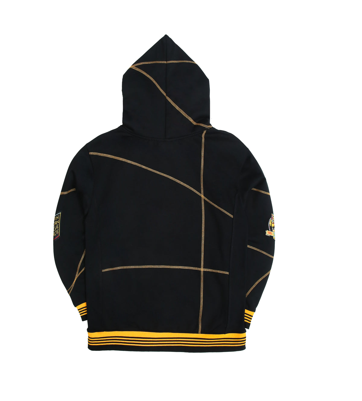 Bowie State University 93 Frankenstein Hoodie Black/Gold Frankenstein Hoodie alternate product image