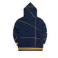 FISK 93 Frankenstein Hoodie Navy/Gold Fisk University Frankenstein Hoodie alternate product image