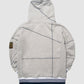 Howard University 93 Frankenstein Hoodie MDH.Grey / Navy Frankenstein Hoodie alternate product image