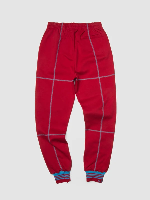 AACA Fresh 93 Frankenstein Jogger RED/CAROLINA Delaware State University Frankenstein Sweatpants alternate product image