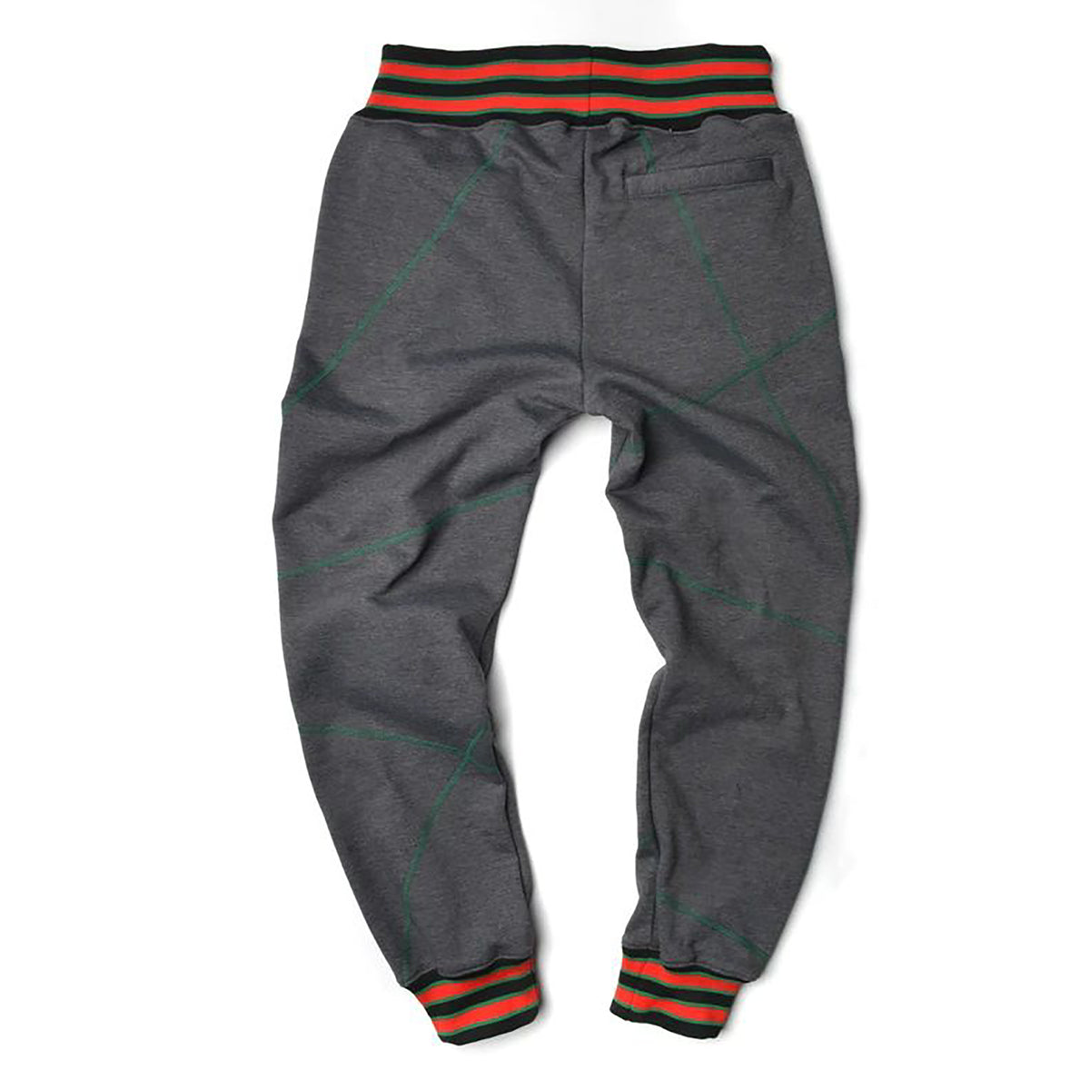 FTP Original 92 Frankenstein Stitched Sweatpants Charcoal Grey/Kelly Green Norfolk State University Frankenstein Sweatpants alternate product image
