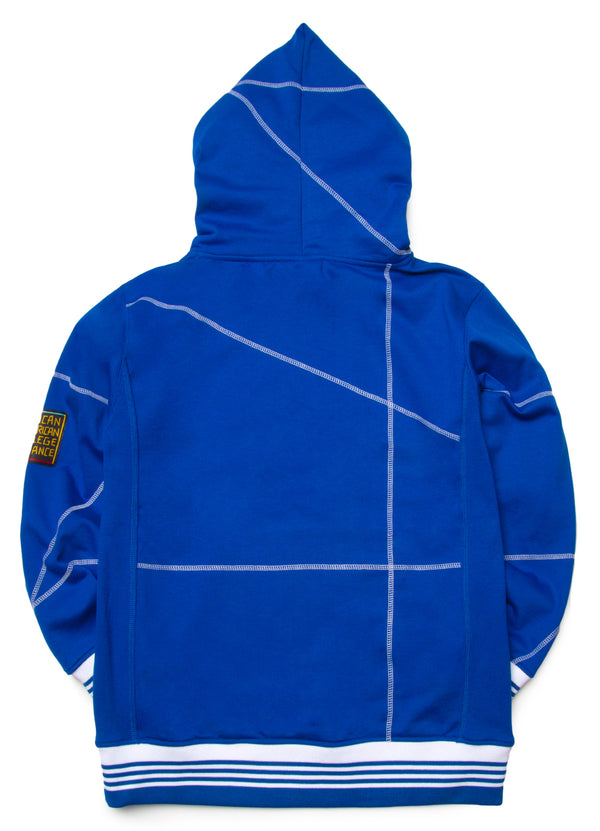 Hampton U. Fresh 93 Frankenstein Hoodie Royal/White Hampton University Frankenstein Hoodie alternate product image