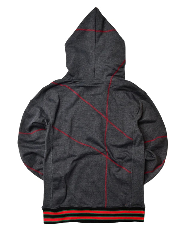FTP Grambling State University AACA Original 92 Frankenstein Stitched Hoodie Charcoal/Red Frankenstein Hoodie alternate product image