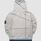 Jackson State 93 Frankenstein Hoodie MDH.Grey / Navy Jackson State University Frankenstein Hoodie alternate product image
