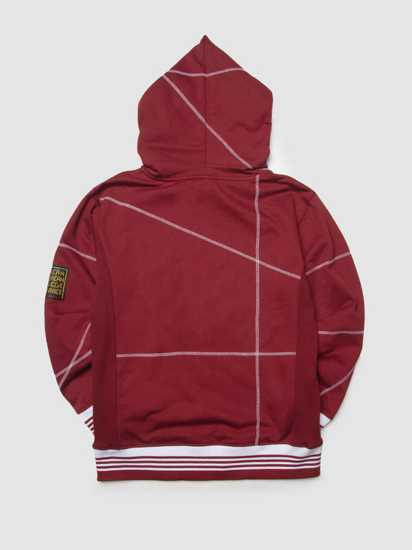 Morehouse College 93 Frankenstein Hoodie Maroon/White Frankenstein Hoodie alternate product image