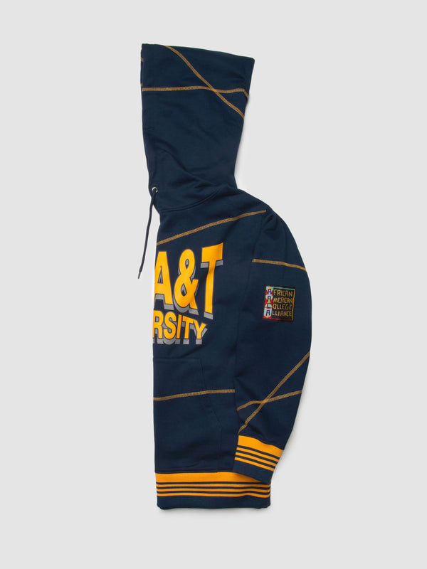 North Carolina A&T University 93 Frankenstein Hoodie Navy/Gold Frankenstein Hoodie alternate product image