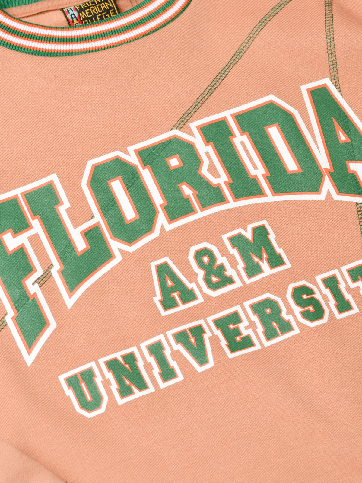 Florida A&M University Original '92 "Frankenstein" Crewneck Butter Rum / Kelly Green Frankenstein Crewneck alternate product image