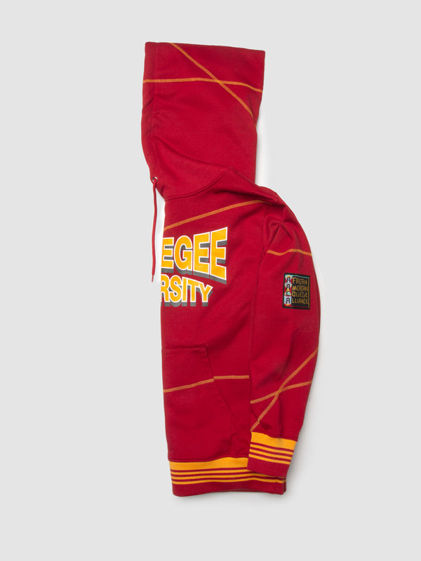 Tuskegee University 93 Frankenstein Hoodie Red/Gold Frankenstein Hoodie alternate product image