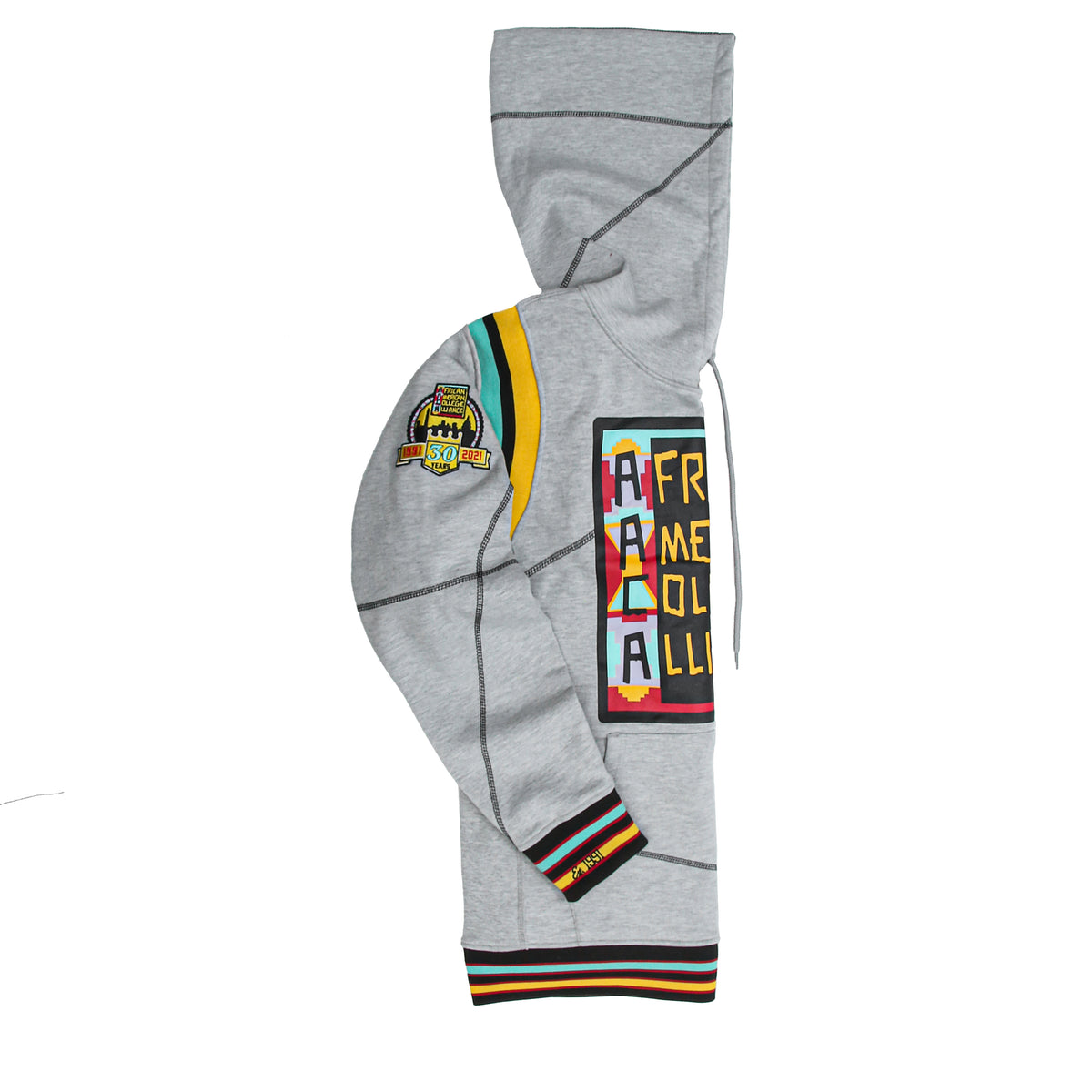 30th Anniversary AACA Frankenstein Stitched Hoodie MDH.Grey / Black Frankenstein Hoodie alternate product image