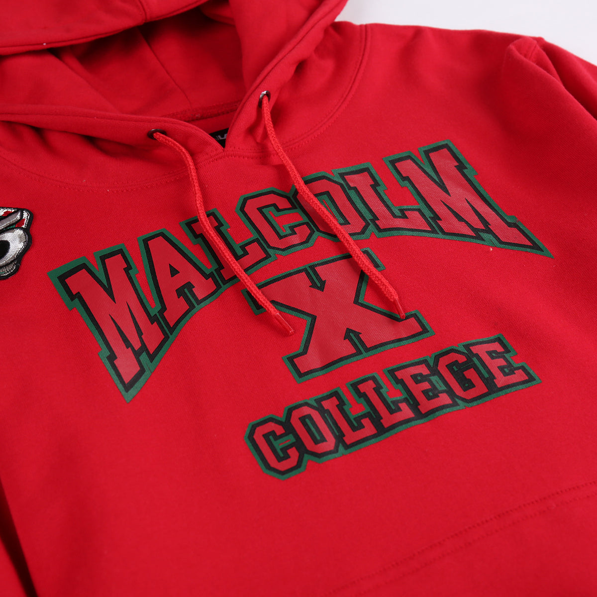 AACA Malcolm College Hoodie | Red Malcolm X College Classic Hoodie detail image
