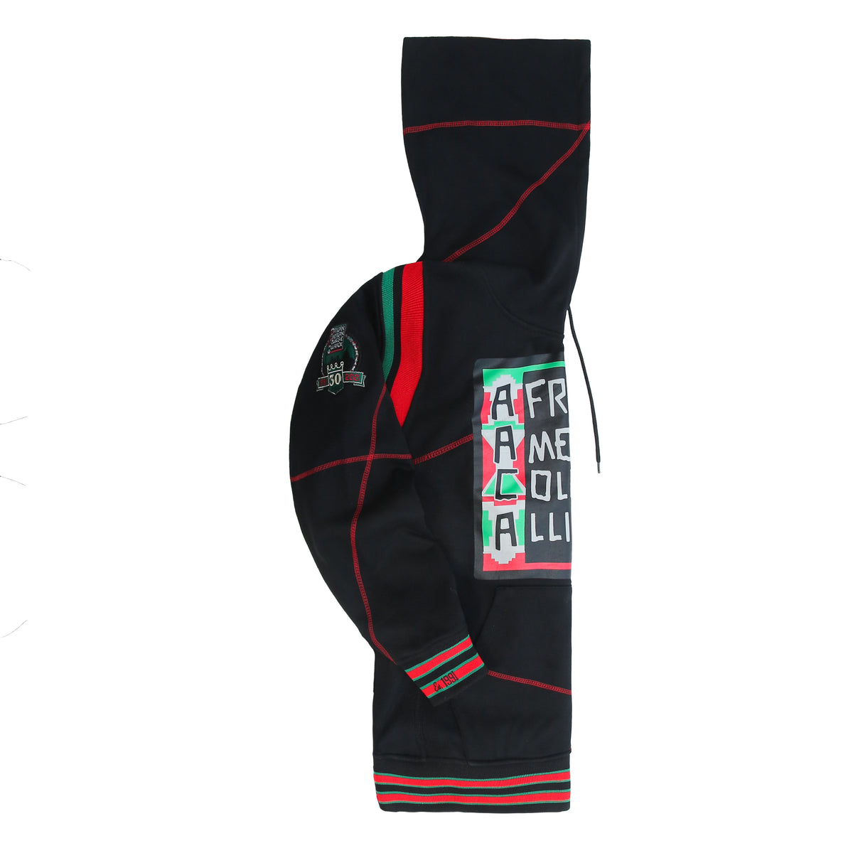 30th Anniversary FTP AACA Frankenstein Stitched Hoodie Black/Red Frankenstein Hoodie alternate product image