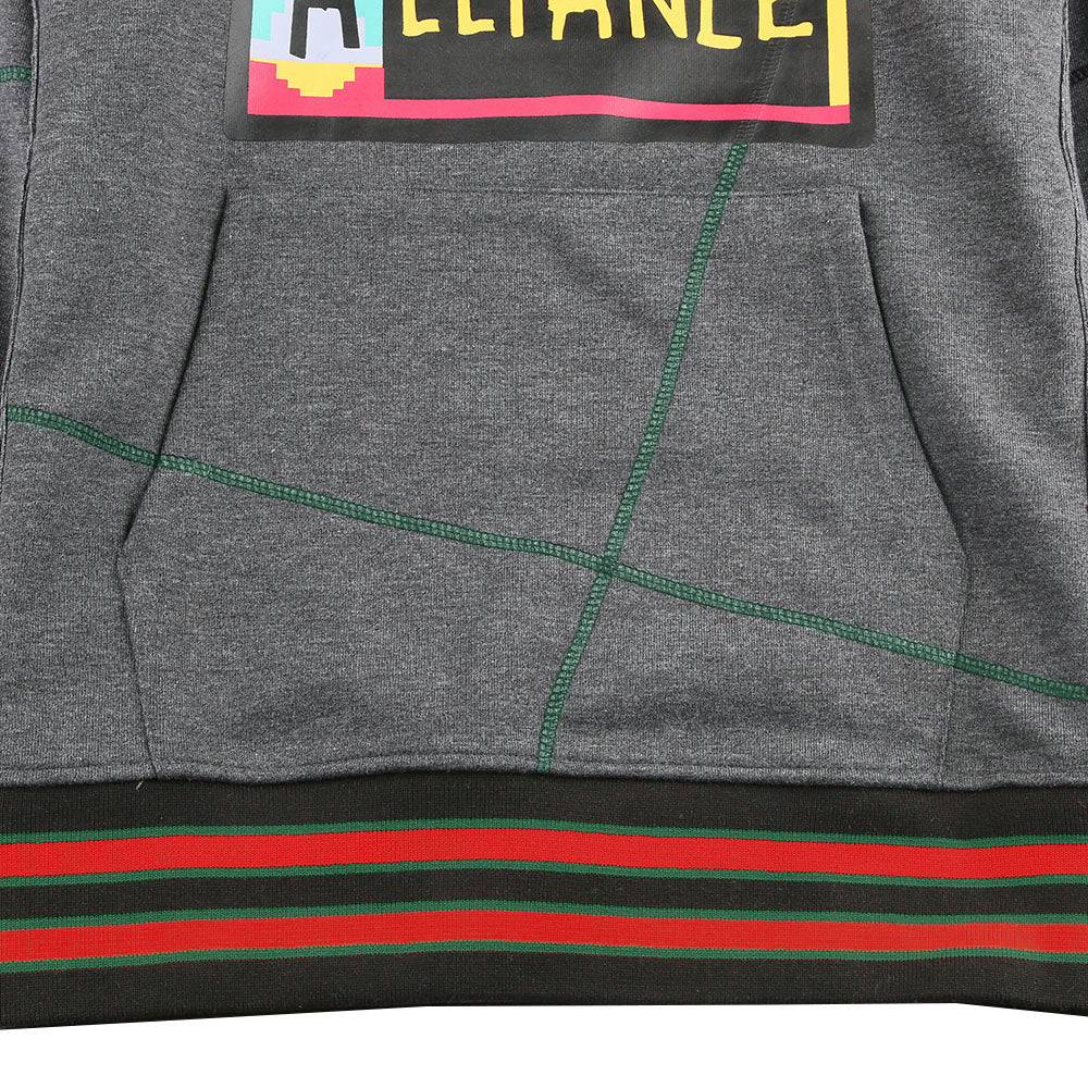 FTP AACA Original 92 Frankenstein Stitched Hoodie Charcoal/Kelly-Green Frankenstein Hoodie alternate product image