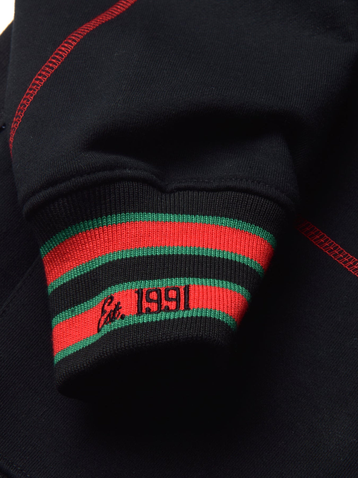 FTP Morgan State University 92 Frankenstein Stitched Hoodie Black / Red Frankenstein Hoodie alternate product image