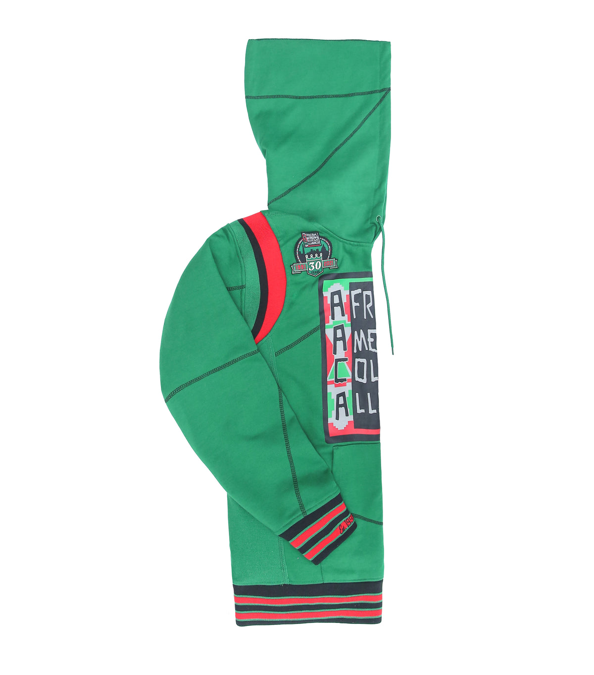 30th Anniversary FTP AACA Frankenstein Stitched Hoodie Kelly Green/Black Frankenstein Hoodie alternate product image