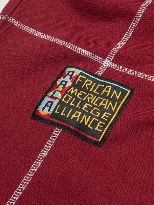 AACA Fresh 93 Frankenstein Jogger MAROON/WHITE Morehouse College Frankenstein Sweatpants detail image