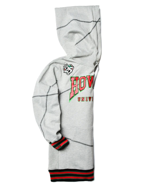FTP Howard University 92 Frankenstein Stitched Hoodie MDH.Grey / Black Frankenstein Hoodie alternate product image