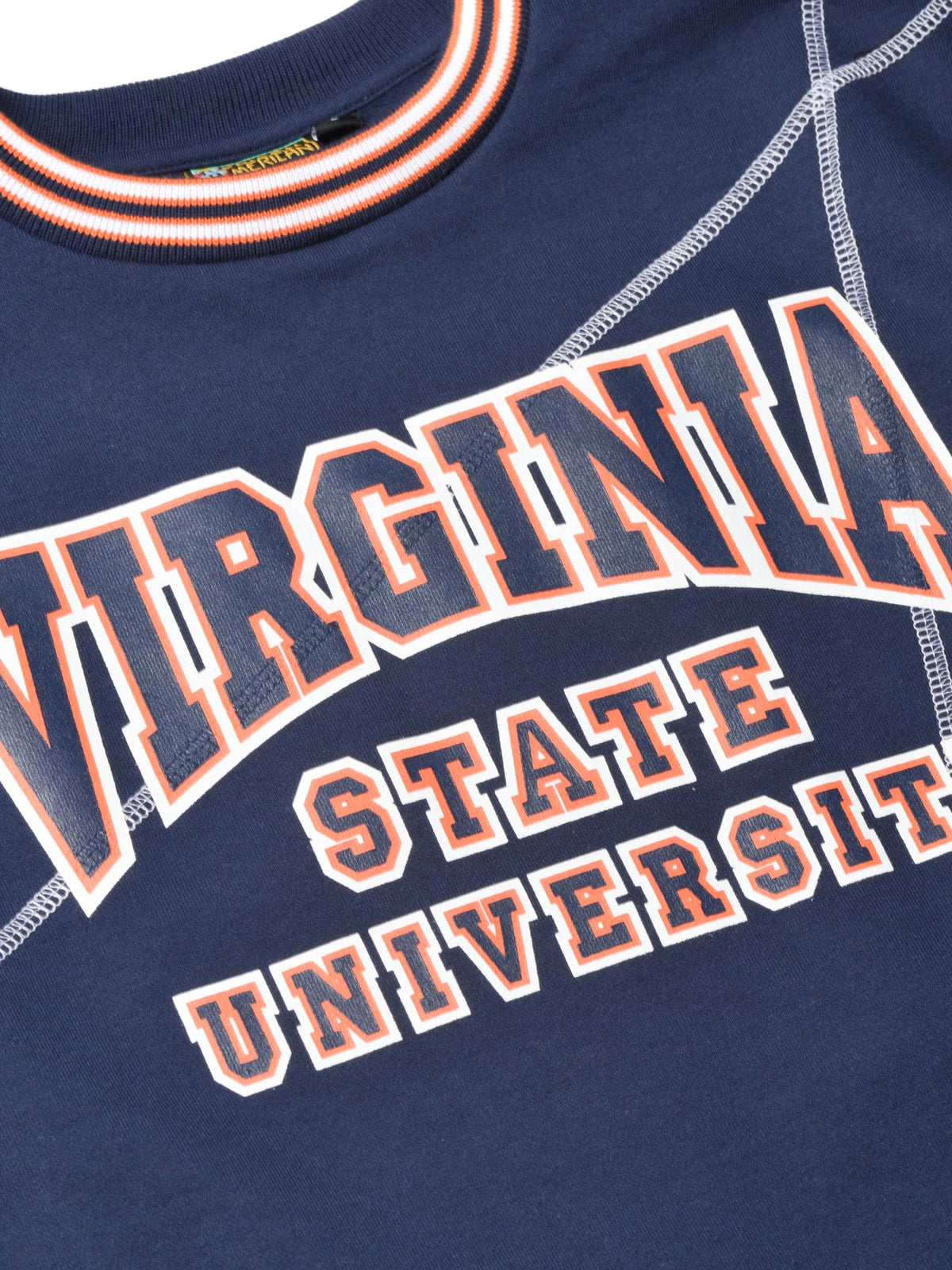Virginia State University Original '92 "Frankenstein" Crewneck Navy/White Frankenstein Crewneck alternate product image