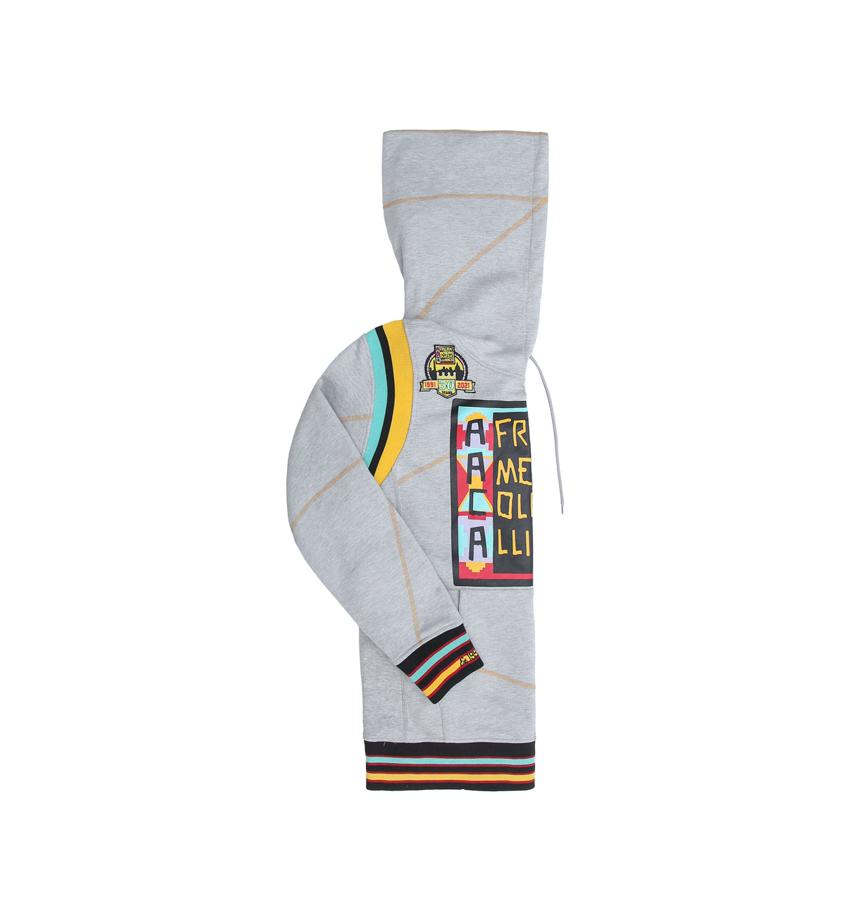 30th Anniversary AACA Frankenstein Stitched Hoodie MDH.Grey / Gold Frankenstein Hoodie alternate product image
