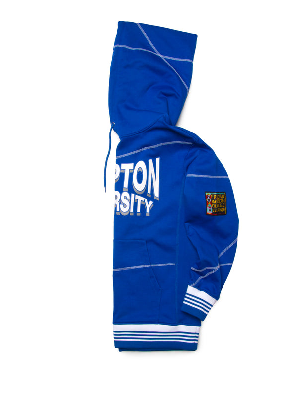 Hampton U. Fresh 93 Frankenstein Hoodie Royal/White Hampton University Frankenstein Hoodie alternate product image