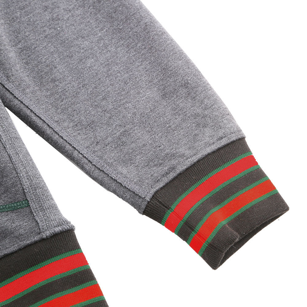 FTP AACA Original 92 Frankenstein Stitched Hoodie Charcoal/Kelly-Green Frankenstein Hoodie detail image