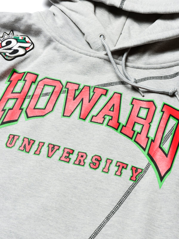 FTP Howard University 92 Frankenstein Stitched Hoodie MDH.Grey / Black Frankenstein Hoodie detail image