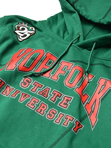 FTP Norfolk State Original 92 Frankenstein Stitched Hoodie Kelly Green/Black Norfolk State University Frankenstein Hoodie detail image