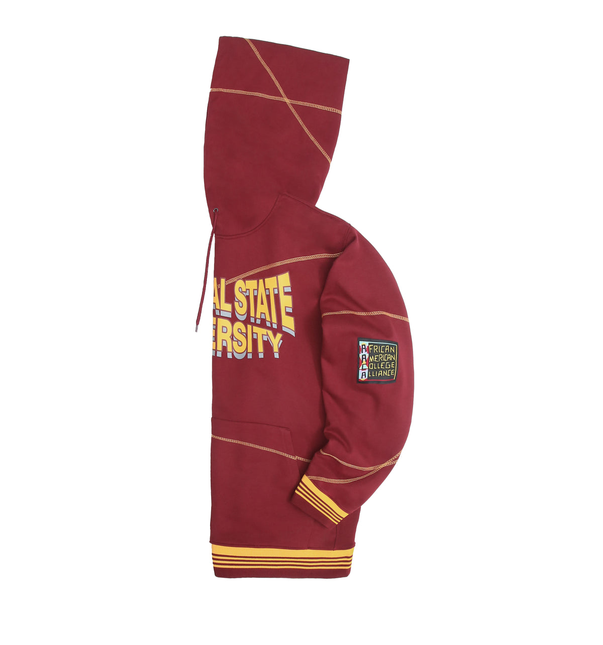 Central State University 93 Frankenstein Hoodie Maroon/Gold Frankenstein Hoodie detail image