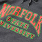 FTP Norfolk State University Classic 91 Hoodie Charcoal Grey / Kelly Green Classic Hoodie detail image