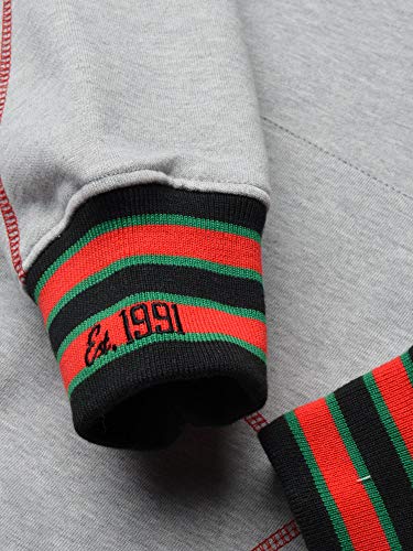 FTP Central State University Original 92 Frankenstein Stitched Hoodie MDH. Grey / Red Frankenstein Hoodie detail image