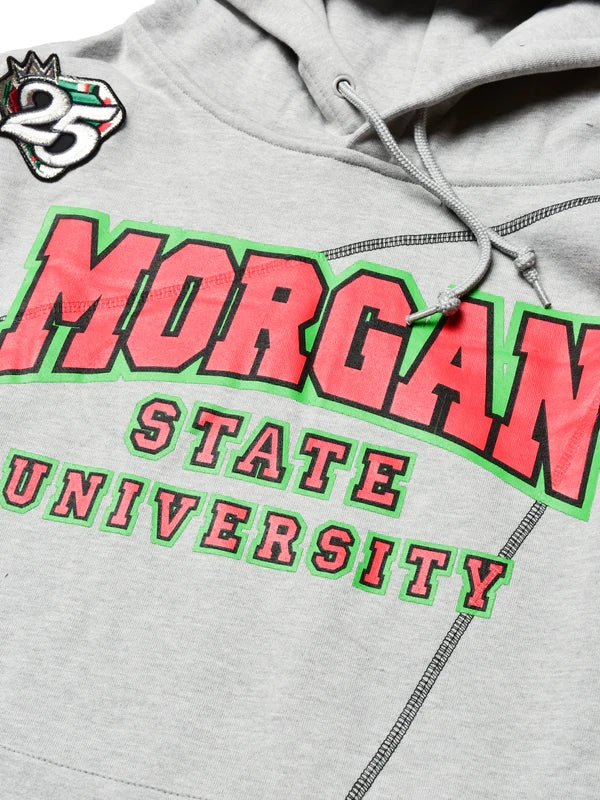 FTP Morgan State University 92 Frankenstein Stitched Hoodie MDH.Grey / Black Frankenstein Hoodie detail image