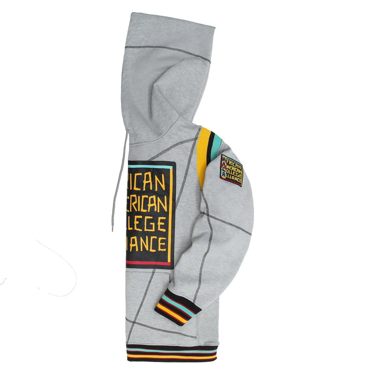 30th Anniversary AACA Frankenstein Stitched Hoodie MDH.Grey / Black Frankenstein Hoodie detail image