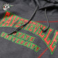 FTP Fayetteville State University Original 92 Frankenstein Stitched Hoodie Charcoal Grey / Red Frankenstein Hoodie detail image