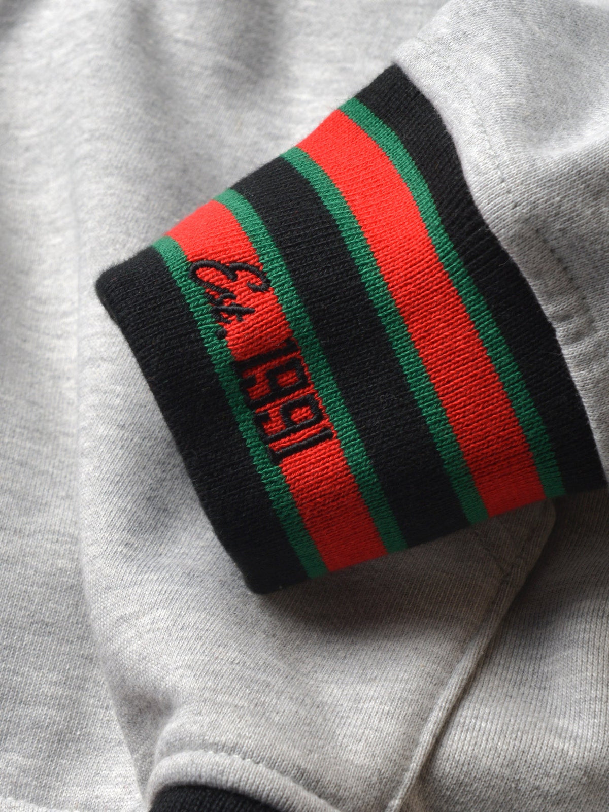 FTP Compton Community College Classic 91 Hoodie MDH. Grey Compton College Classic Hoodie detail image