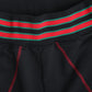 FTP Original 92 Frankenstein Stitched Sweatpants Black / Red Malcolm X College Frankenstein Sweatpants detail image