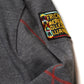 Clark Atlanta University Original '92 "Frankenstein" Crewneck Charcoal Grey/Red Frankenstein Crewneck detail image