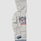 Howard University 93 Frankenstein Hoodie MDH.Grey / Navy Frankenstein Hoodie detail image